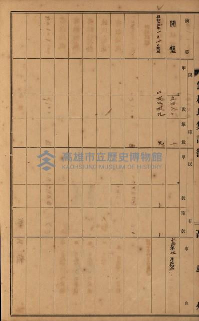 無租地集計簿（林園鄉）藏品圖，第40張