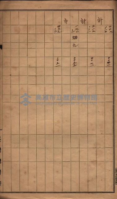 臺帖（土地）登記簿索引－高雄地方土地改良事業用地
（第壱次買收）藏品圖，第180張