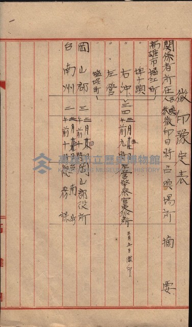 高雄第二中學校用地買收綴
（買收關係－卅八之六）藏品圖，第180張