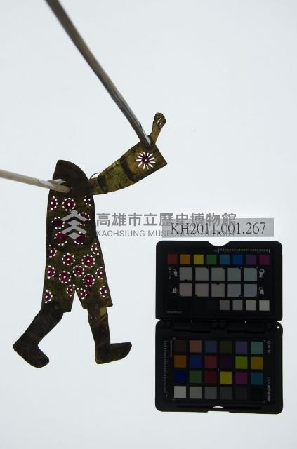 皮影戲簽桿立身偶-道長（偶身）藏品圖，第1張