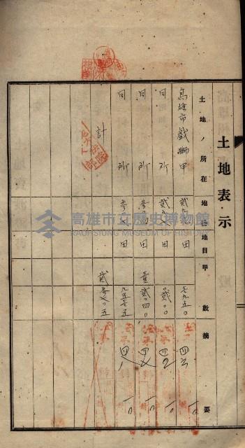 公共用地賣渡承諾書綴、賣渡證書（戲獅甲前鎮）藏品圖，第165張