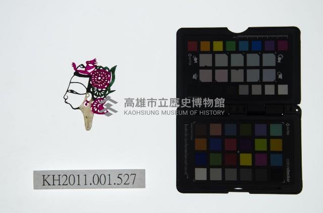 皮影戲偶頭-旦藏品圖，第1張