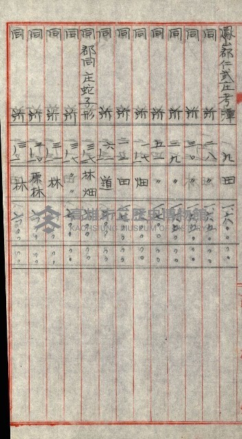 陸軍用地關係綴（評價關係）藏品圖，第540張