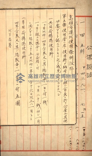 州有地貸付綴（高雄市）藏品圖，第127張