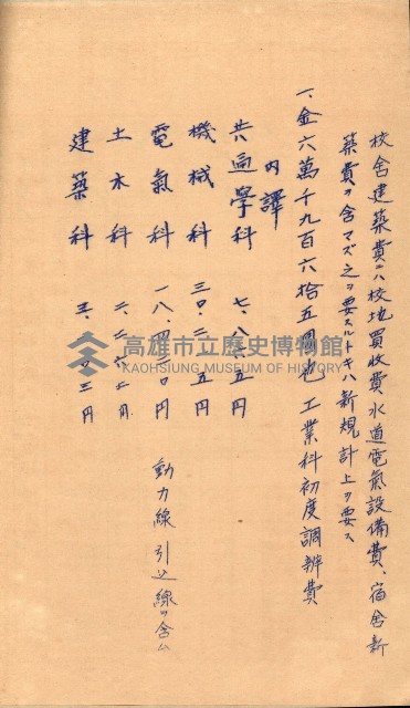 州有地無償貸付綴－高雄市立商工專修學校新築工事
（土地貸下關係－廿七之十六）藏品圖，第25張