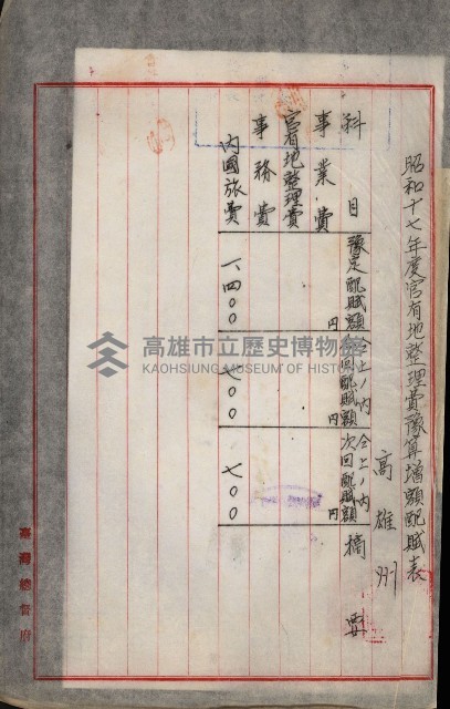 官有地整理費豫算關係書類
（地理系）藏品圖，第25張