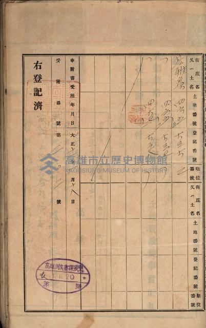 州財產－罹災救助買收土地登記藏品圖，第411張