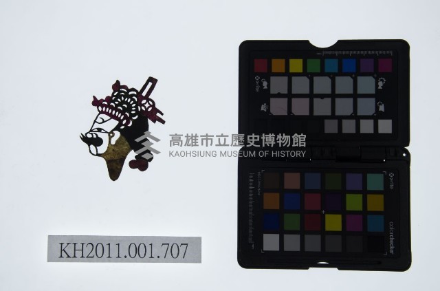 皮影戲偶頭-丑藏品圖，第1張