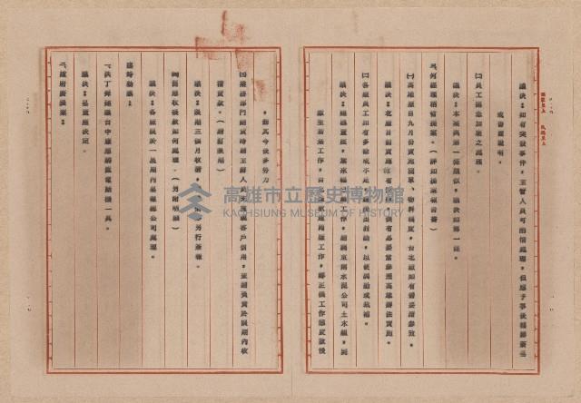 台灣混凝土工業公司第一次會議紀錄藏品圖，第4張