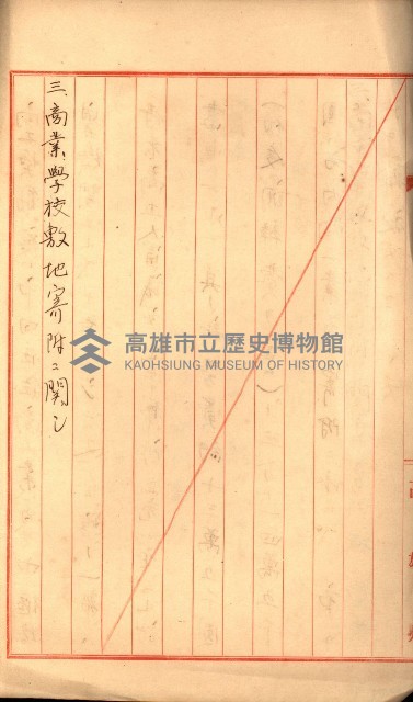 十二月五日高雄市尹ト打合事項藏品圖，第5張