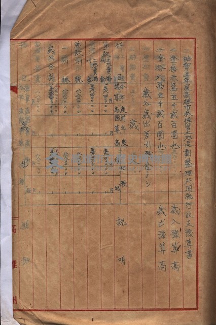 林德官土地區劃整理關係
（林德官、五塊厝關係－九之九）藏品圖，第6張