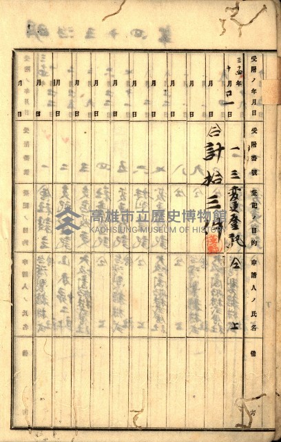 商業登記受付帳藏品圖，第5張