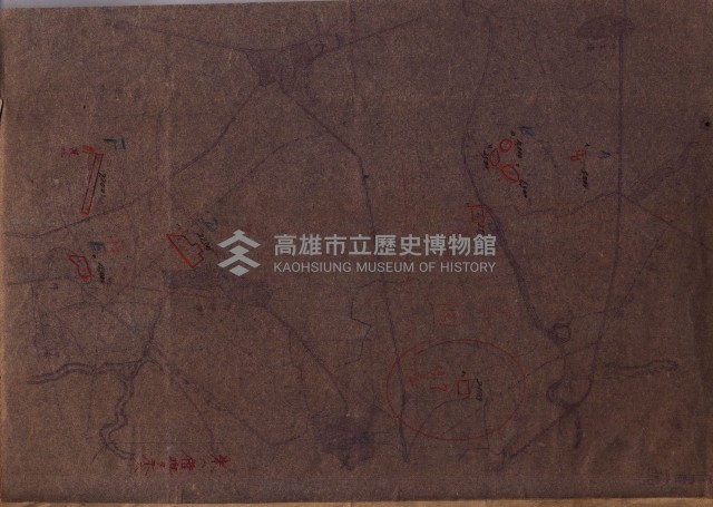 高臨營第一號ノ內三
－第（6）號（カ）借地
－第（2）號3借地
－第（6）號（リ）借地
－（岡）第（6）號（ロ）借地藏品圖，第5張
