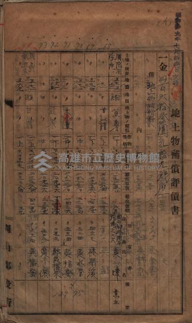 高臨營第一號ノ內三第（1）號
高臨營第一號ノ內九第（1）號
（施機第一九一、零一二番電）藏品圖，第115張