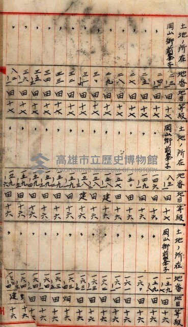 阿公店溪改修工事受益地並等綴藏品圖，第115張