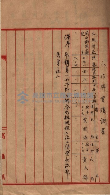 土地使用（拕子）－馬臨營第五五號A4藏品圖，第15張