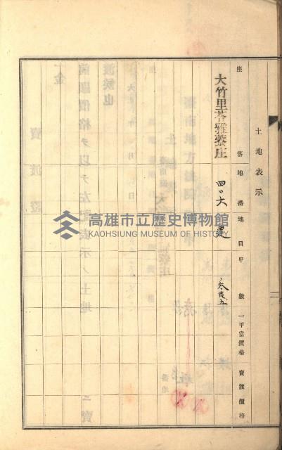 州財產－罹災救助基金所屬地築港用地買收關係
（罹災救助－二十之二）藏品圖，第14張