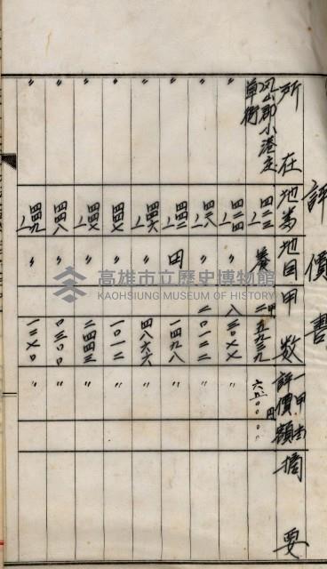 海軍用地高雄州公共用地交換件
（左營、草衙）藏品圖，第15張