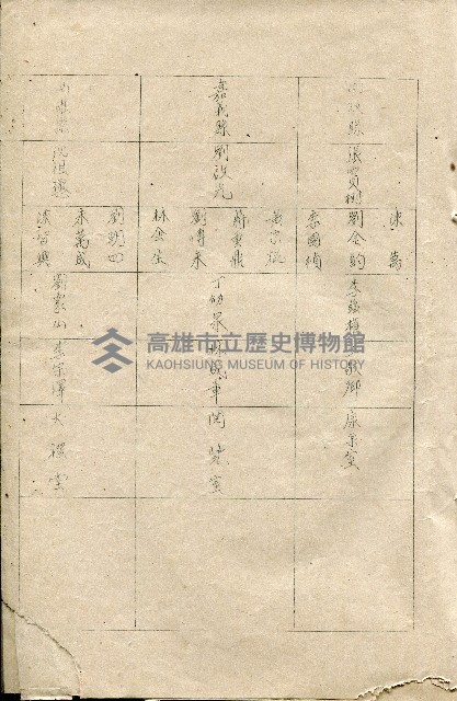 第二屆高雄市長選舉資料集藏品圖，第14張