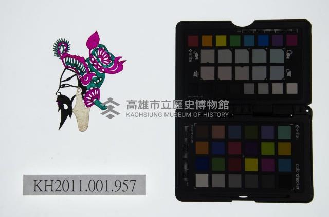 皮影戲偶頭-末藏品圖，第1張