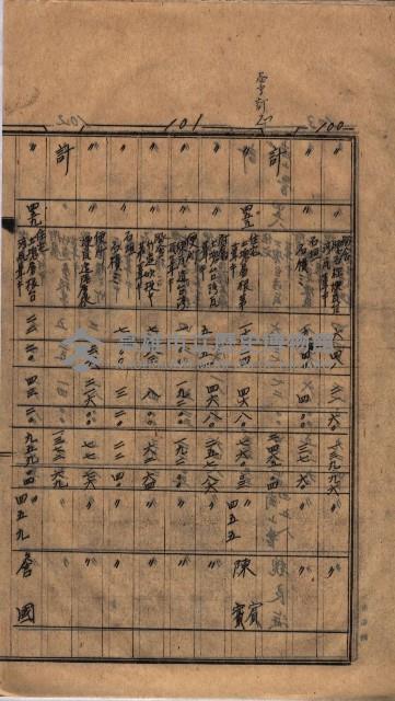 高臨營第一號ノ內三第（1）號（レ）借地
（九鬮、岡山營）藏品圖，第55張