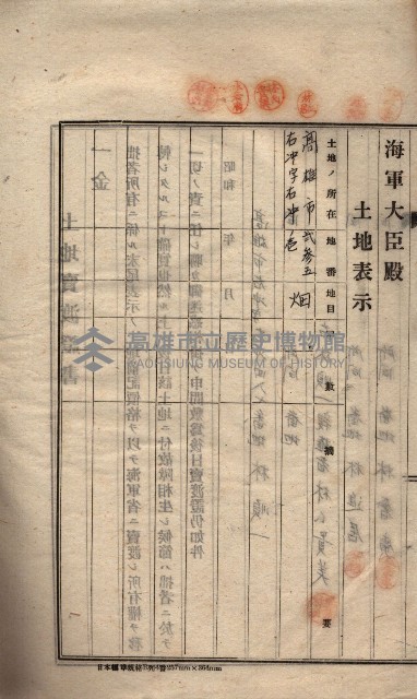 臨營第六三三號ノ二（策六3追）
（右冲字右冲）藏品圖，第55張