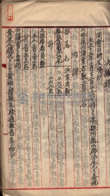 漁業組合登記申請書類綴入帳
（漁申第二號）藏品圖，第55張