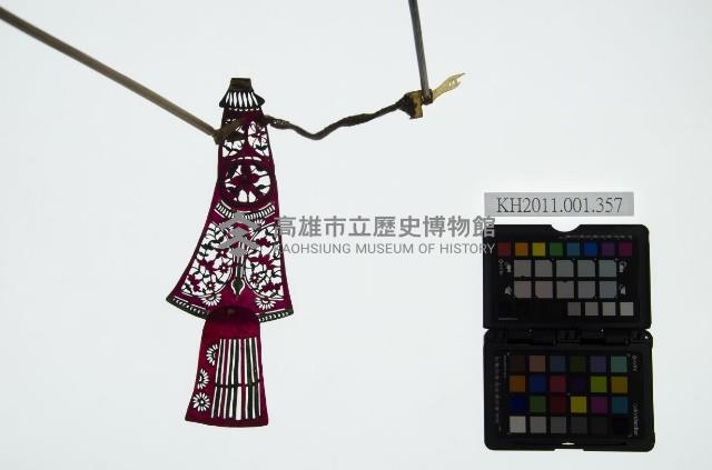 皮影戲簽桿立身偶-小旦（偶身）藏品圖，第1張