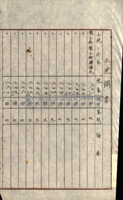 陸軍用地關係綴（評價關係）藏品圖，第370張