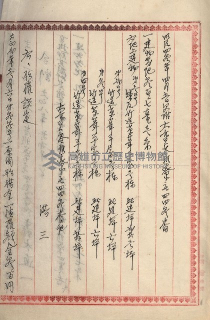 州財產－罹災救助基金所屬地ニ関スル登記原議書
（罹災救助－二十之五）藏品圖，第356張