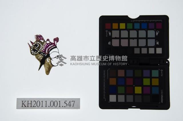 皮影戲偶頭-旦藏品圖，第1張