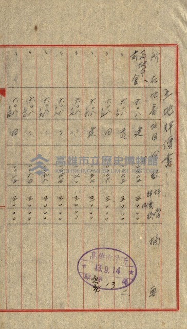 陸軍用地關係綴（評價關係）藏品圖，第159張