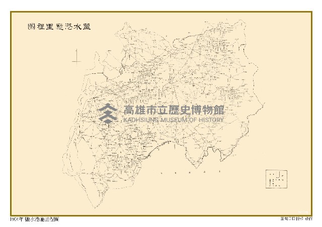 1904年 鹽水港廳里程圖藏品圖，第1張