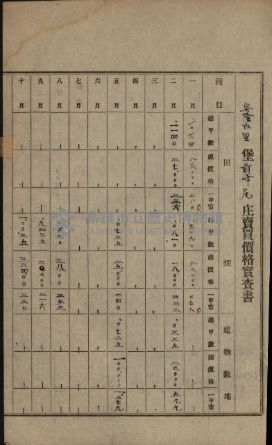 土地賣買價格實查書
（賣第壹號）藏品圖，第45張