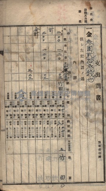 諸稅關係書綴藏品圖，第45張