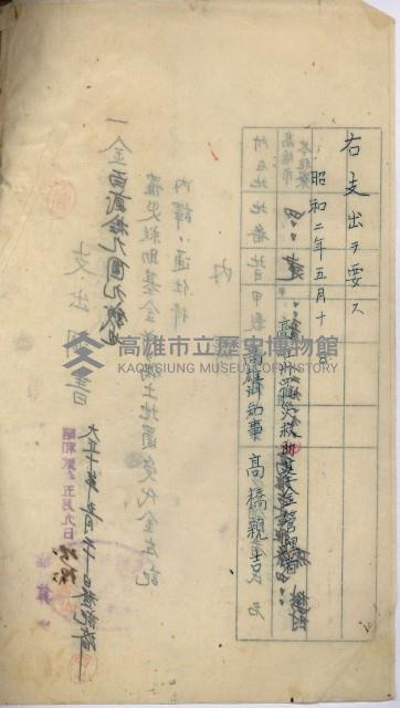 登記料整理簿（地理系）藏品圖，第96張