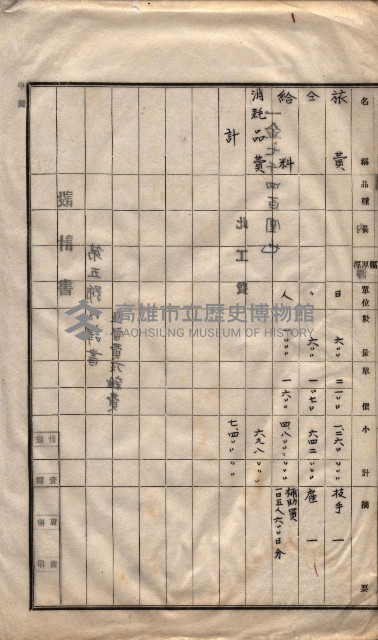 林德官土地區劃整理關係
（林德官、五塊厝關係－九之九）藏品圖，第99張