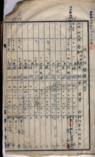 高臨營第五號A1號用地買收
（左營、右冲）藏品圖，第95張
