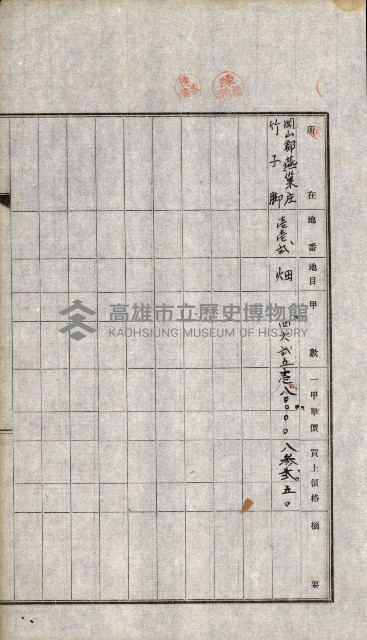 土地賣渡承諾書綴－完結
（阿公店溪治水工事用地－第一回買收）藏品圖，第185張