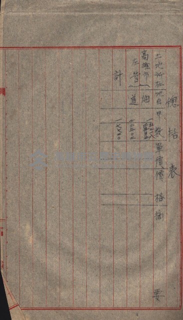 高雄第二中學校用地買收綴
（買收關係－卅八之六）藏品圖，第185張