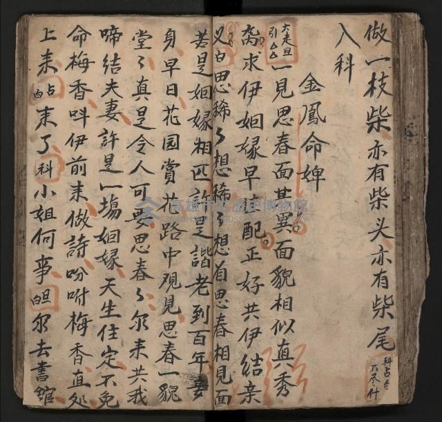 皮影戲劇本《飛鵝洞白荔枝》藏品圖，第85張