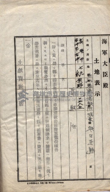 海軍關係賣拂綴藏品圖，第235張
