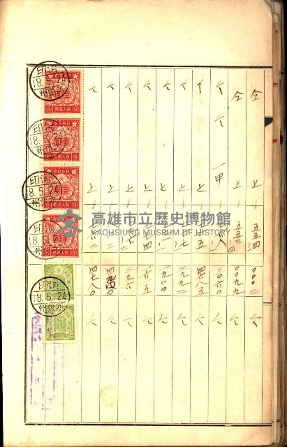 土地地圖謄本請求書（高雄州）藏品圖，第235張