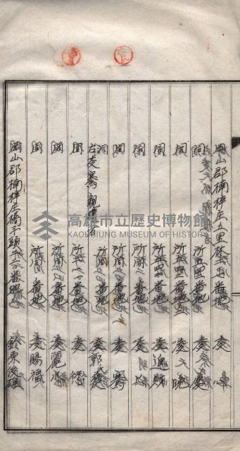 海軍土地借上契約書
（施設部長印捺印済）藏品圖，第235張
