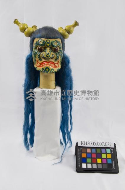 布袋戲偶-金光戲偶頭 雜角藏品圖，第1張