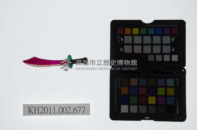 皮影戲道具-刀藏品圖，第1張