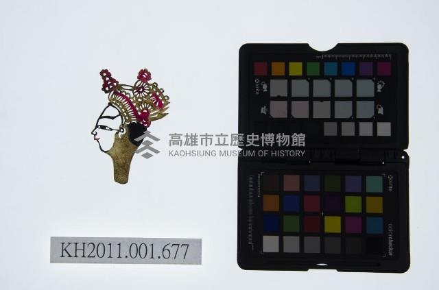 皮影戲偶頭-生藏品圖，第1張