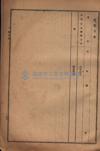 昭和十九年度高雄州豫算書藏品圖，第174張