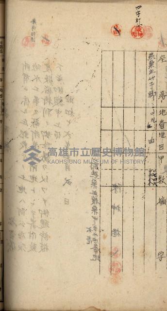 阿公店溪治水工事用地道路寄附願綴藏品圖，第75張