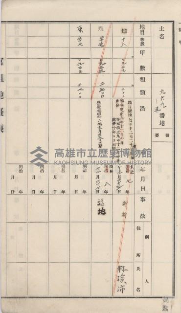彌陀庄官租地臺帳（第十號）藏品圖，第75張